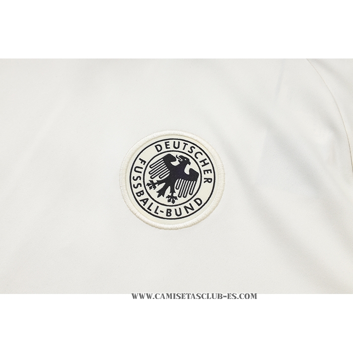 Chandal del Alemania 26-27 Manga Corta Crema - Pantalon Corto